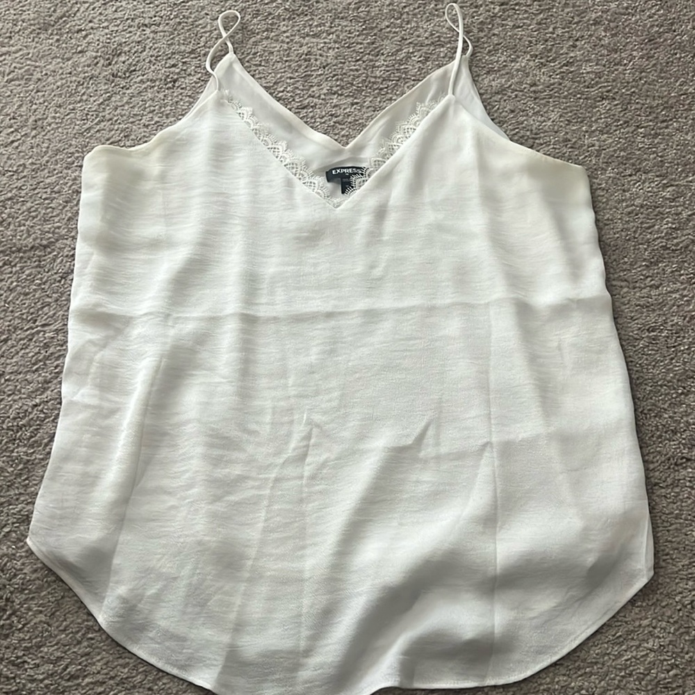 Express tank, cream, new without tags size medium